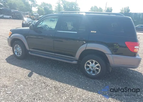 2002 Toyota Sequoia Sr5 V8 z USA, uszkodzony, nr VIN 5TDBT44AX2S086072